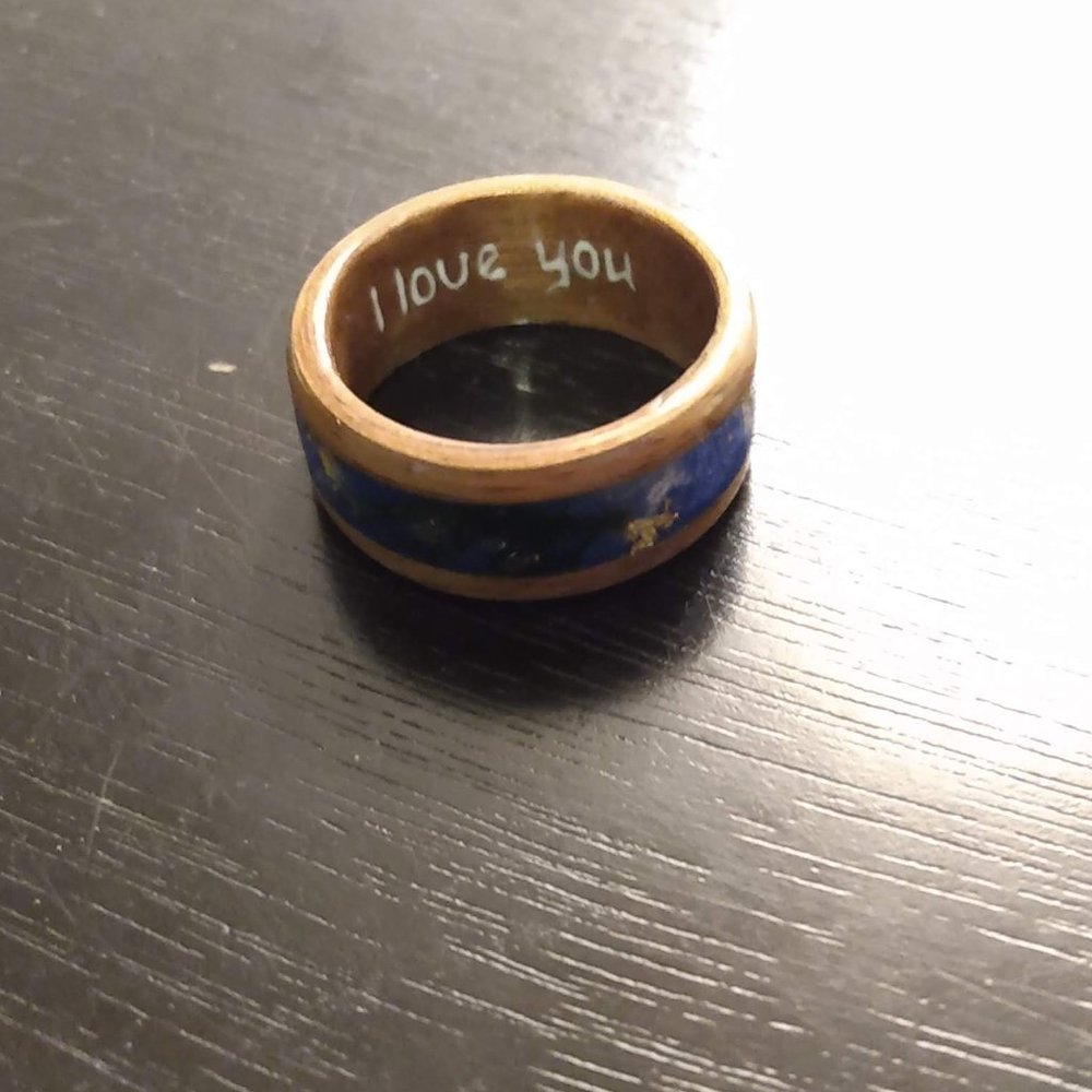 wood resin ring